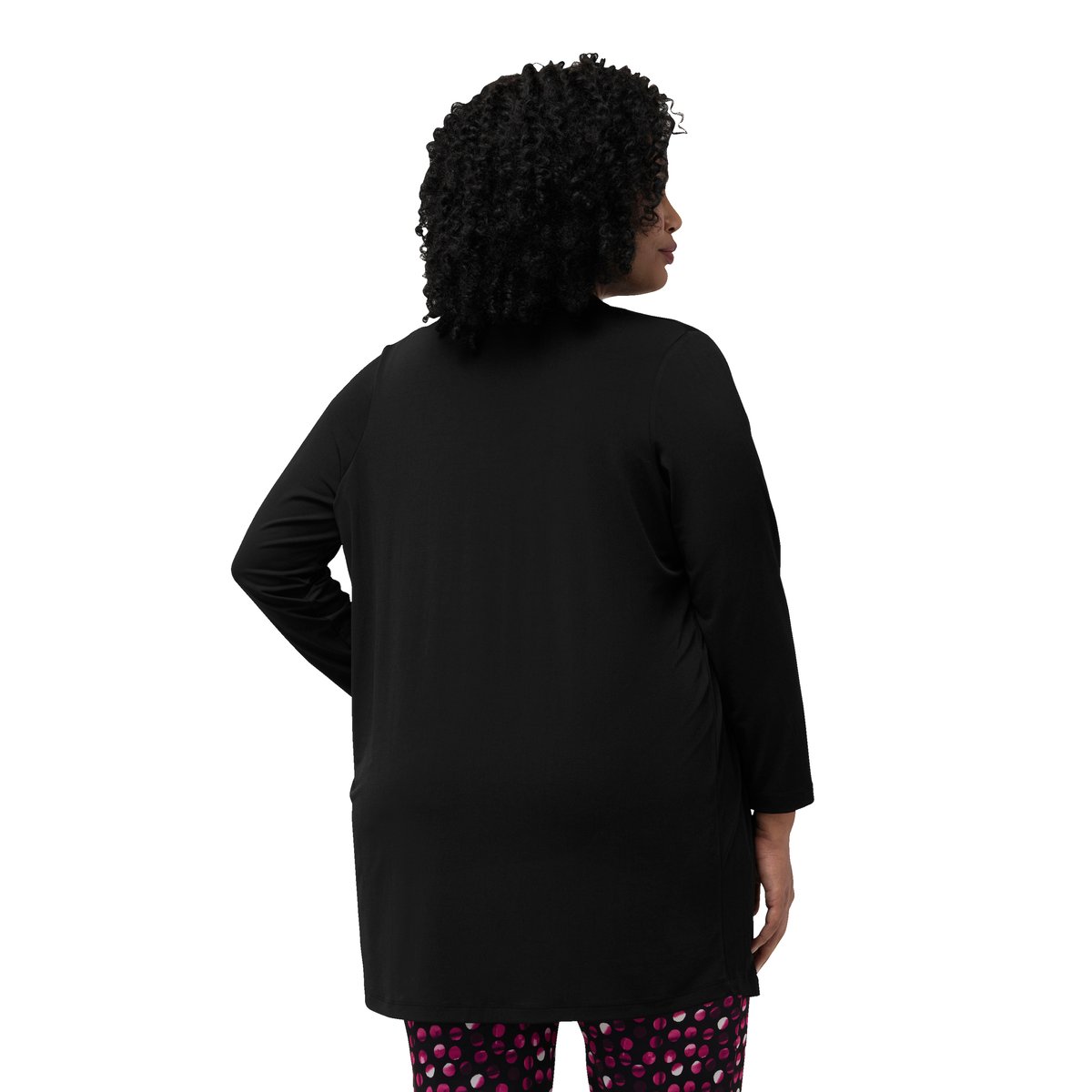 Veste en jersey noir, ULLA POPKEN