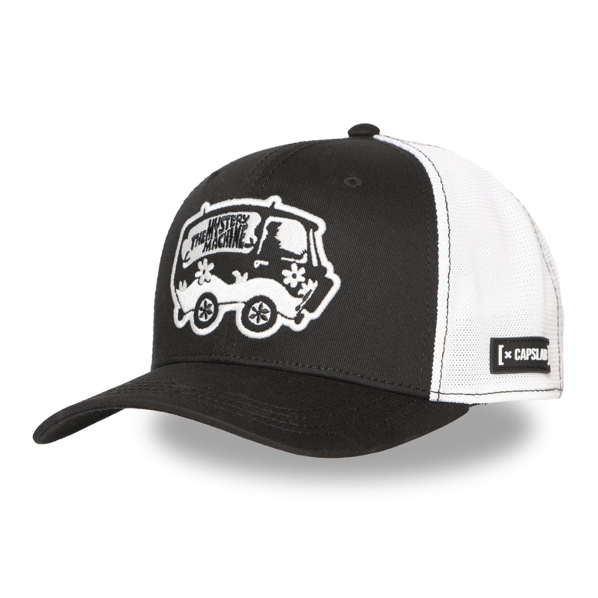Casquette trucker Scooby-Doo noir/blanc, CAPSLAB