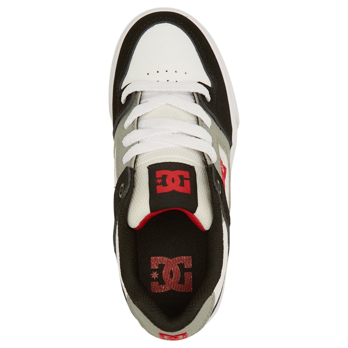 Chaussures en cuir PURE. noir white/black/red, DC SHOES