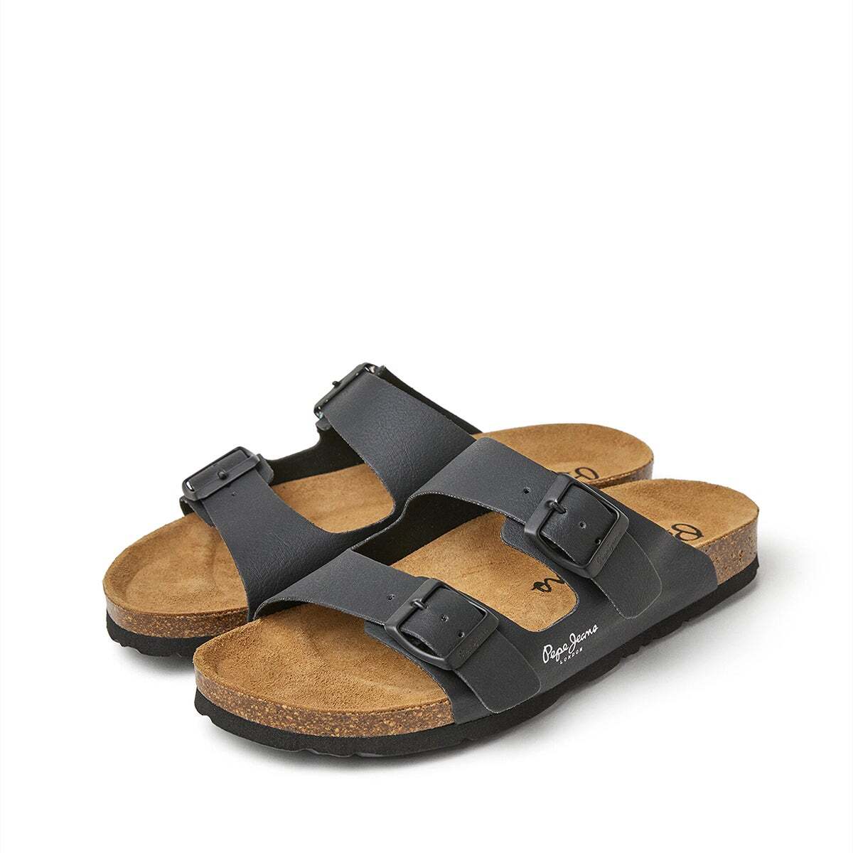 Sandales À Double Boucle noir, PEPE JEANS