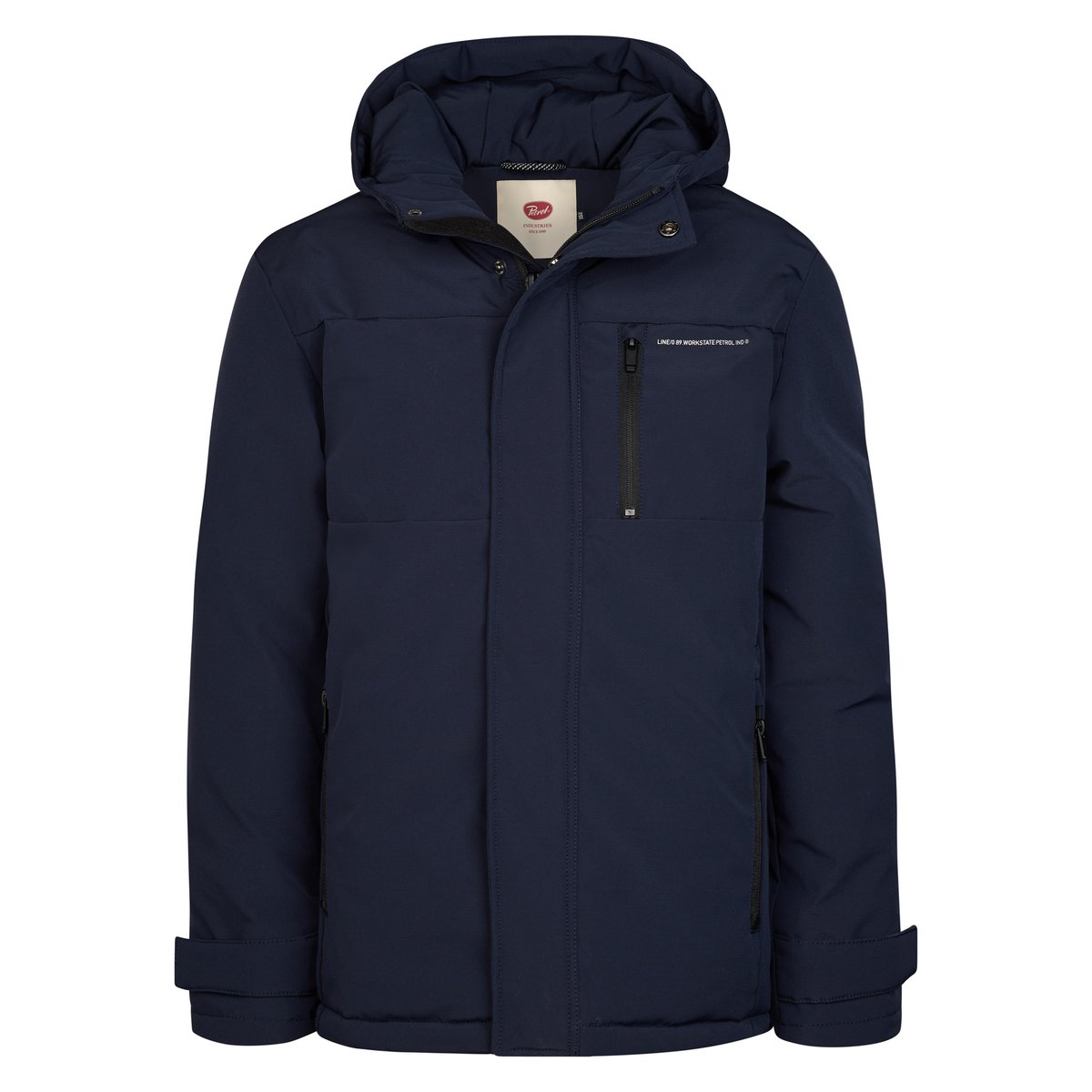 Parka matelassée millport bleu royal navy, PETROL INDUSTRIES