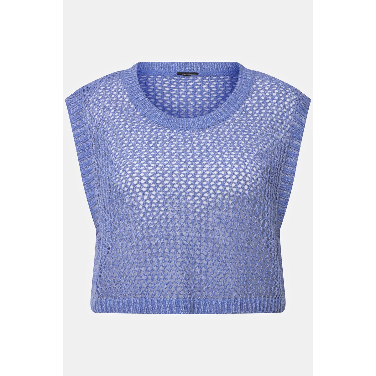 Débardeur en maille bleu jean, ULLA POPKEN