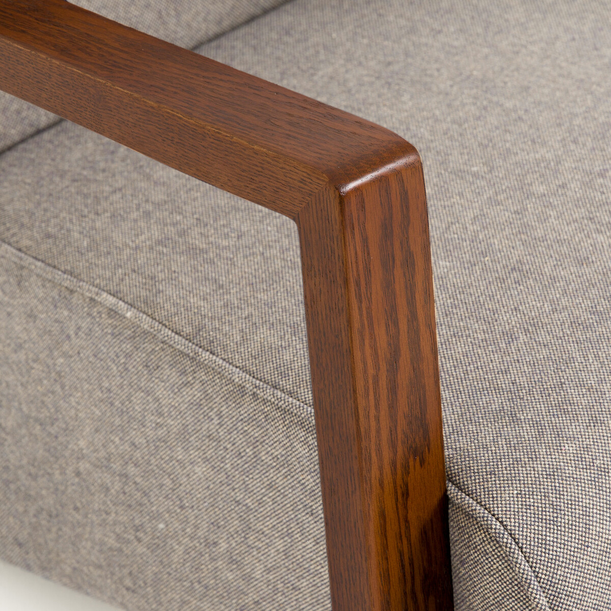 Fauteuil in wol en polyester Sanami naturel, AM.PM