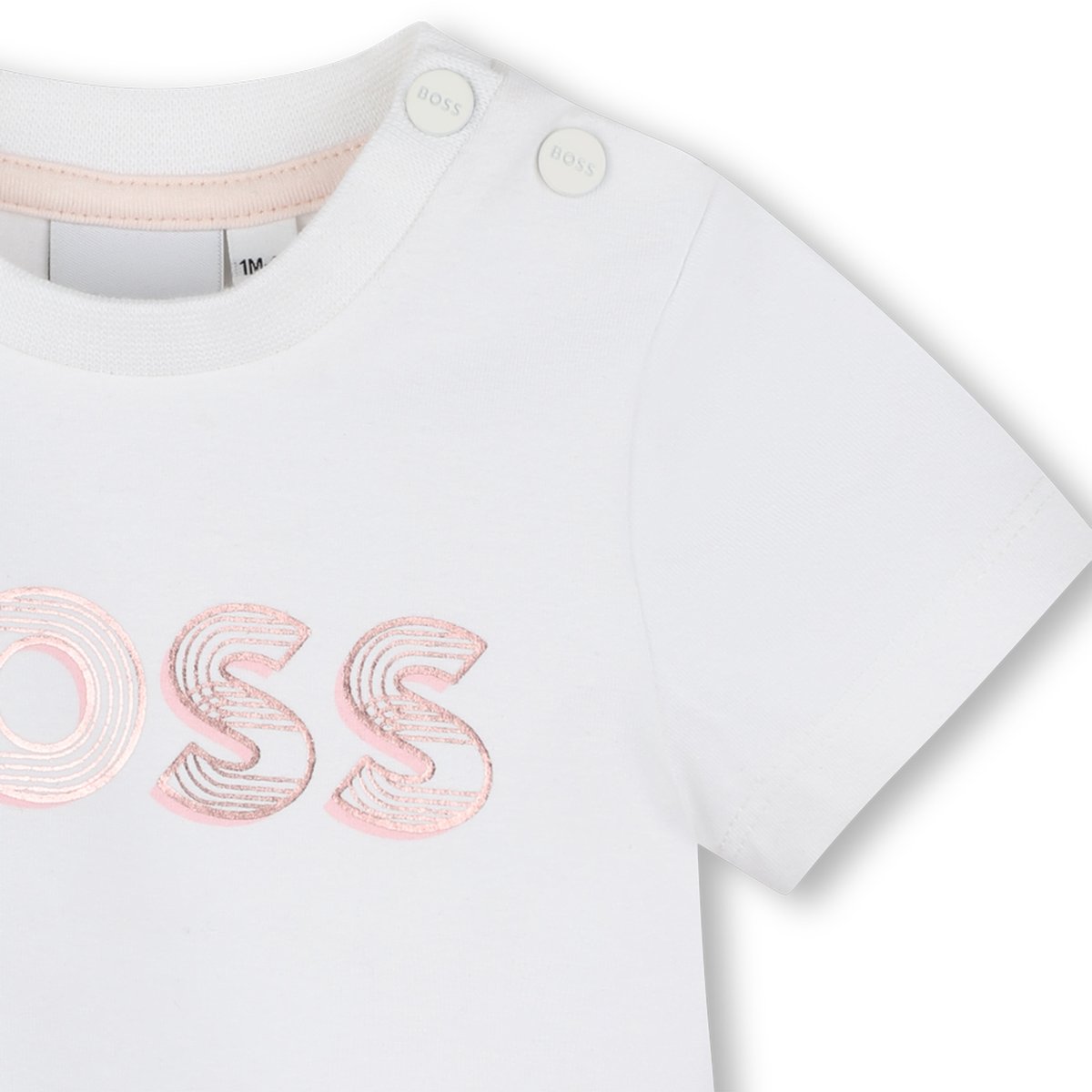 T-shirt à manches courtes blanc, BOSS KIDSWEAR