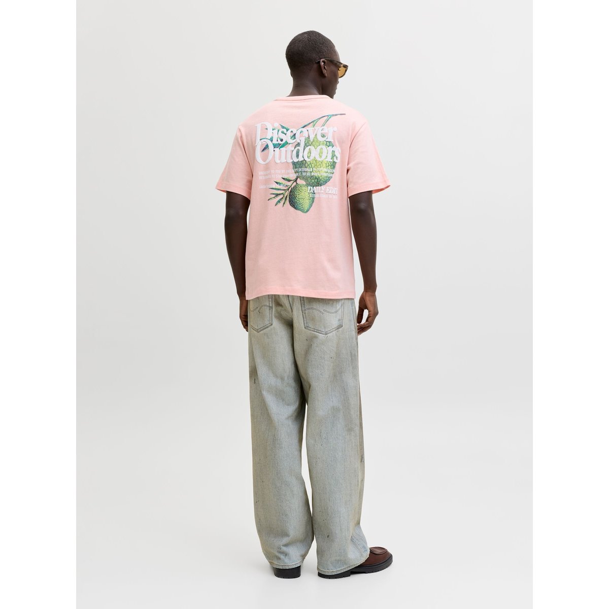 T-Shirt peach melba, JACK & JONES