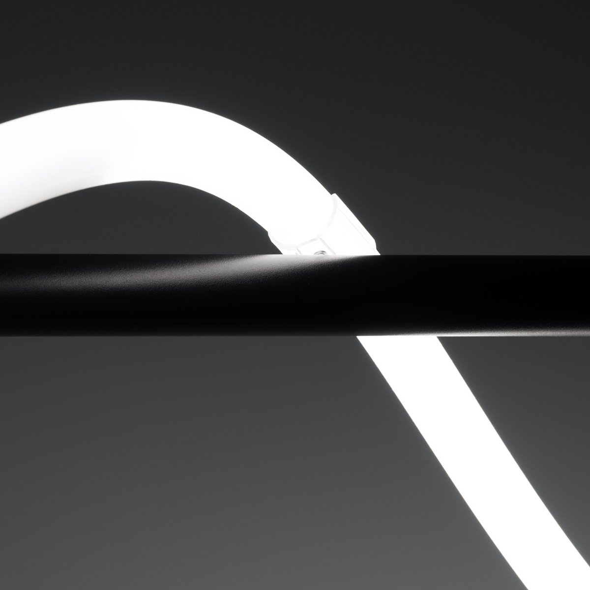 Suspension Aluminium Noir LED 1 Galakse noir, EDEN