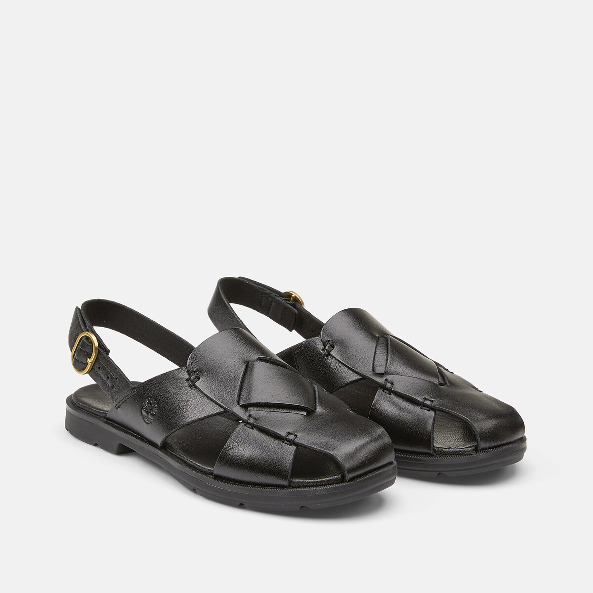 Sandali chiusi in pelle stile pescatore CALISTA BAY nero , TIMBERLAND