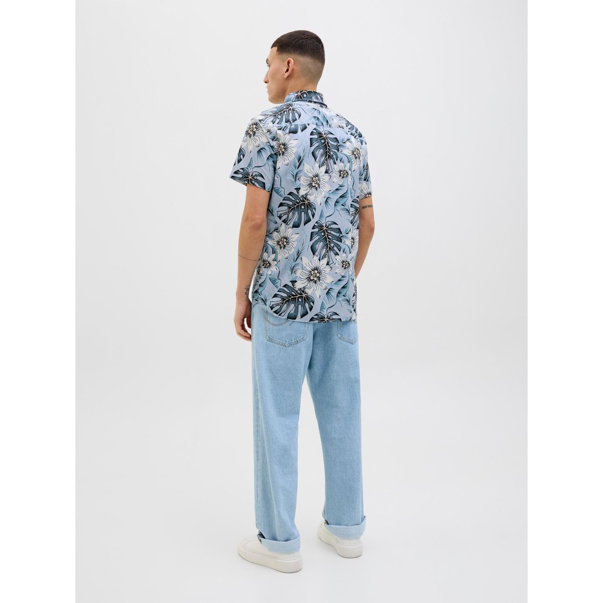 Chemise chambray blue, JACK & JONES