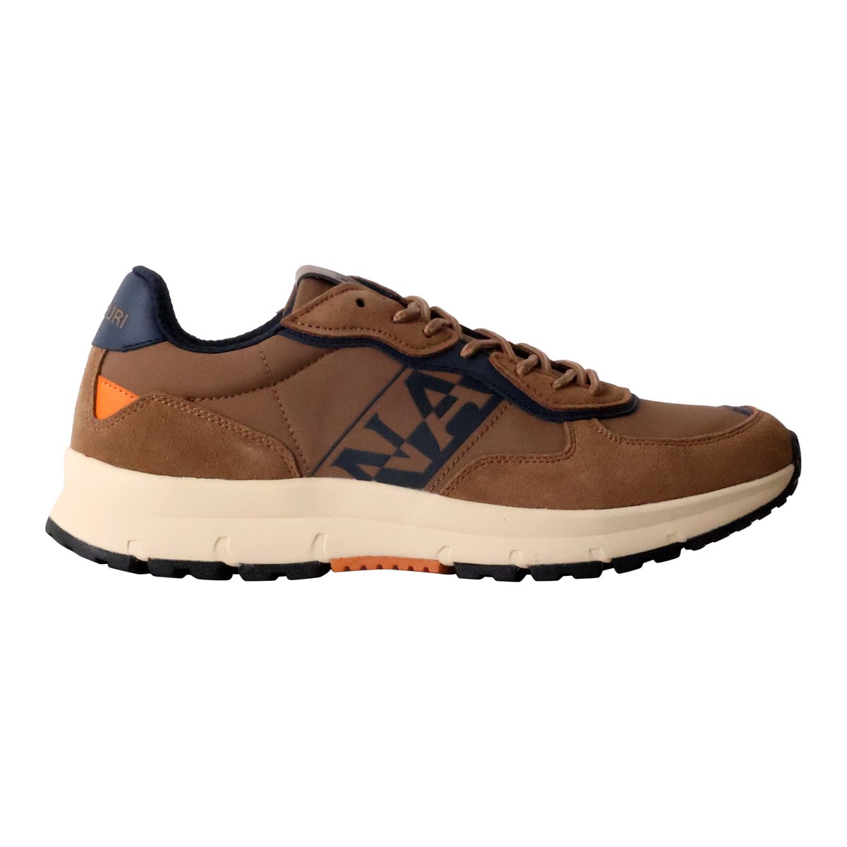 Basket Basse Cuir marron, NAPAPIJRI