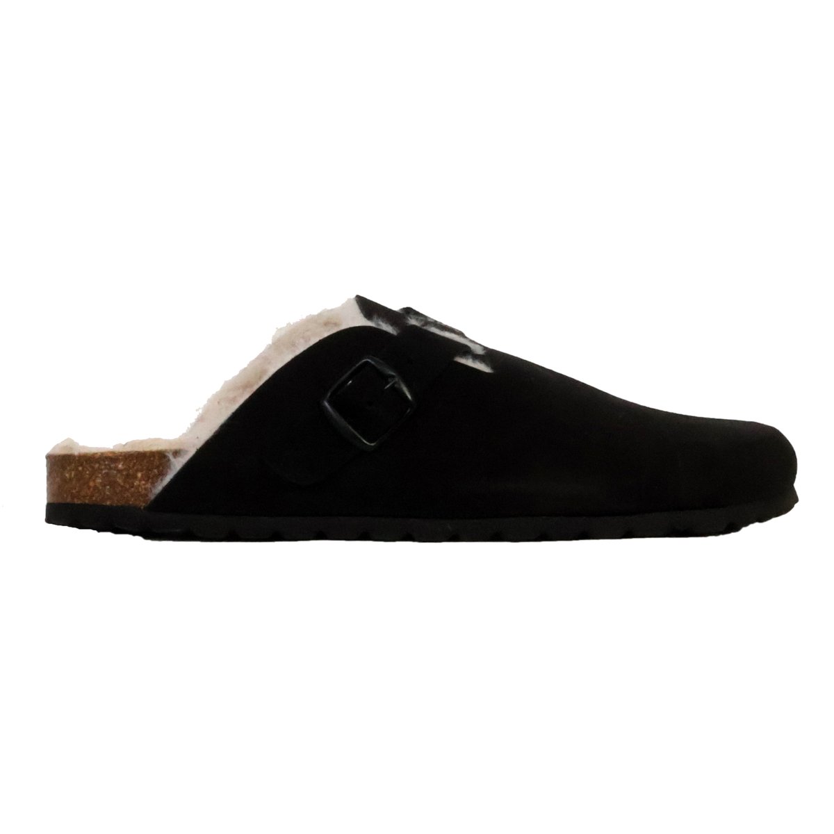 Mules Cuir Gilboa noir, THE DIVINE FACTORY