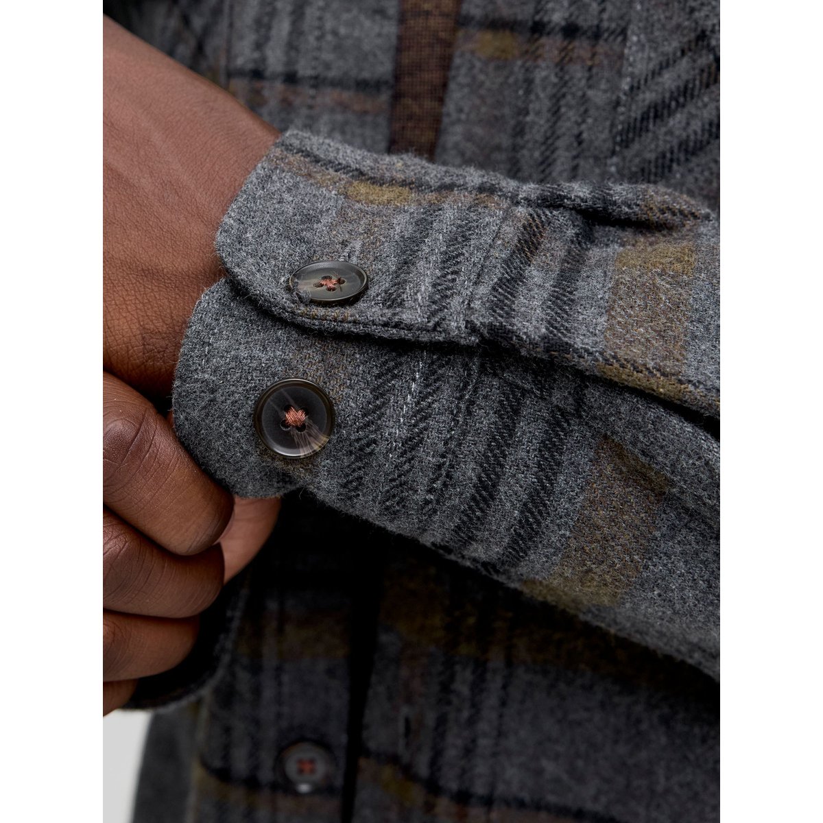 Surchemise dark grey, JACK & JONES