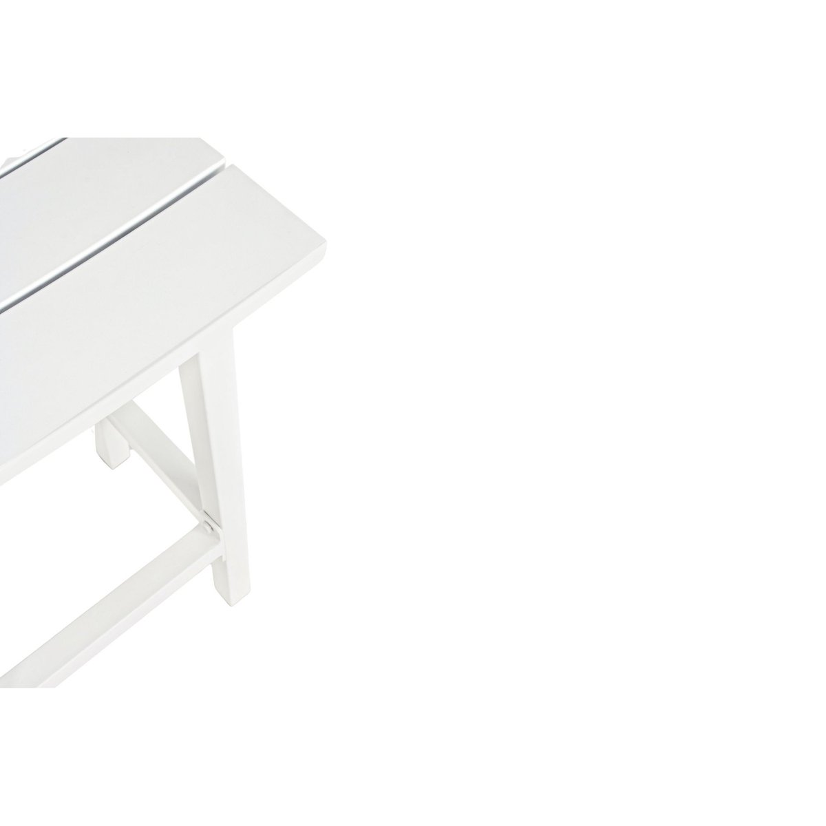 Tabouret de bar de jardin en métal blanc H71 - BAYONNE blanc, HELLIN, DEPUIS 1862