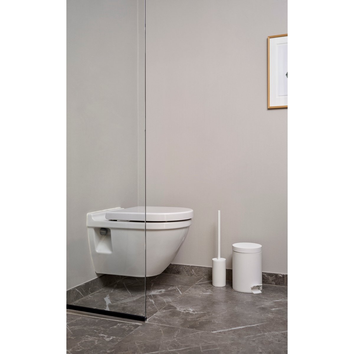 Brosse de toilette SOLO blanc, ZONE DENMARK