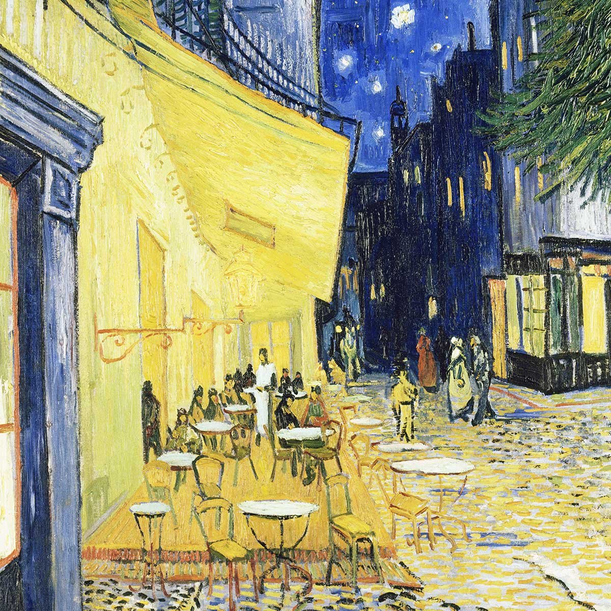 Tableau célèbre Le Café Arles par Vincent van Gogh tableau alu dibond, HEXOA