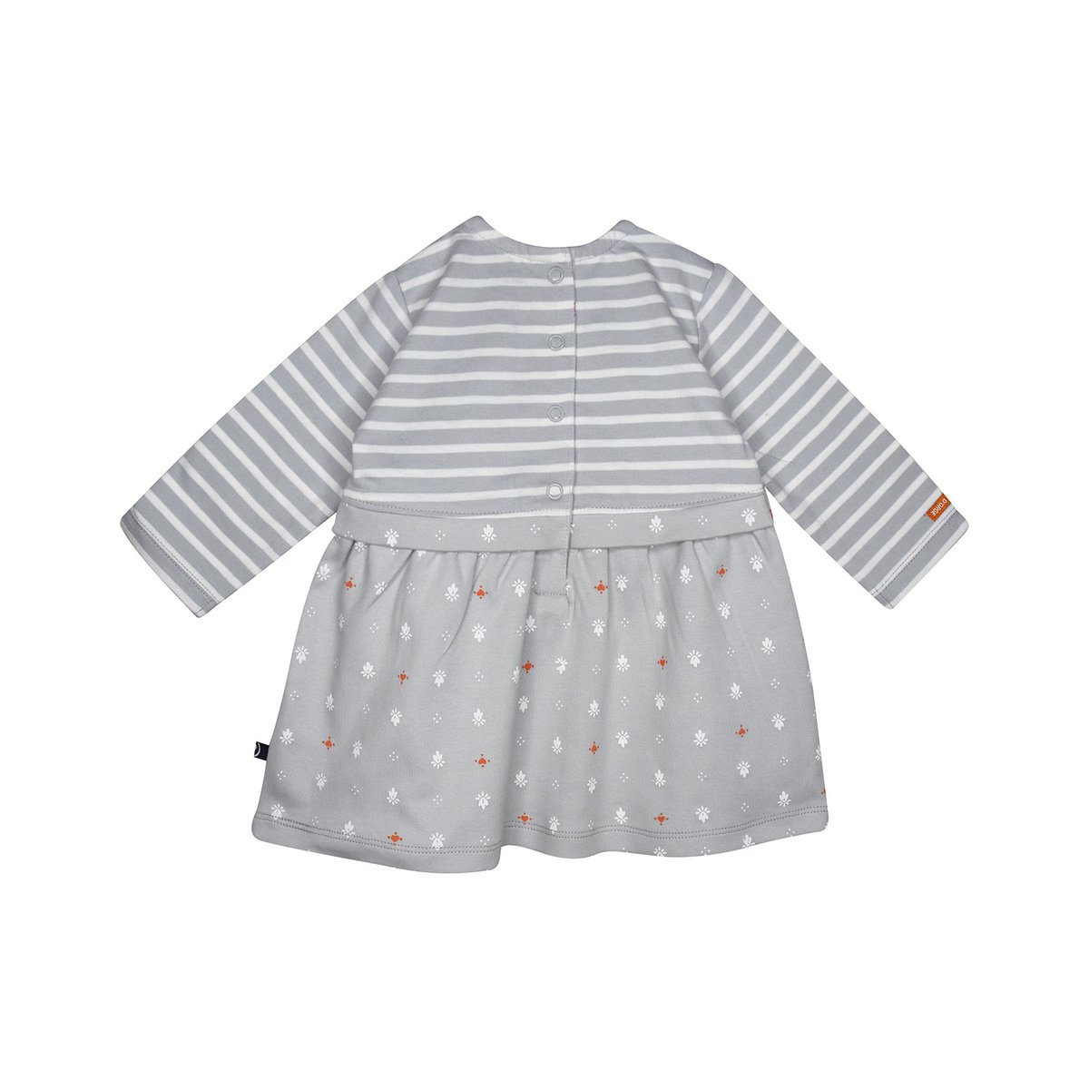 Ensemble robe bandeau prosperine maille manches longues gris, SUCRE D'ORGE