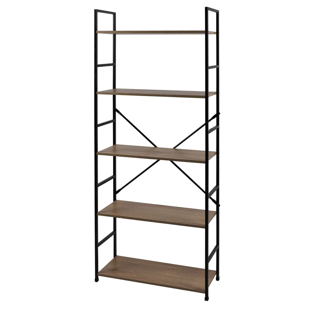 Etagère 5 niveaux design industriel COLORADO beige, TOILINUX