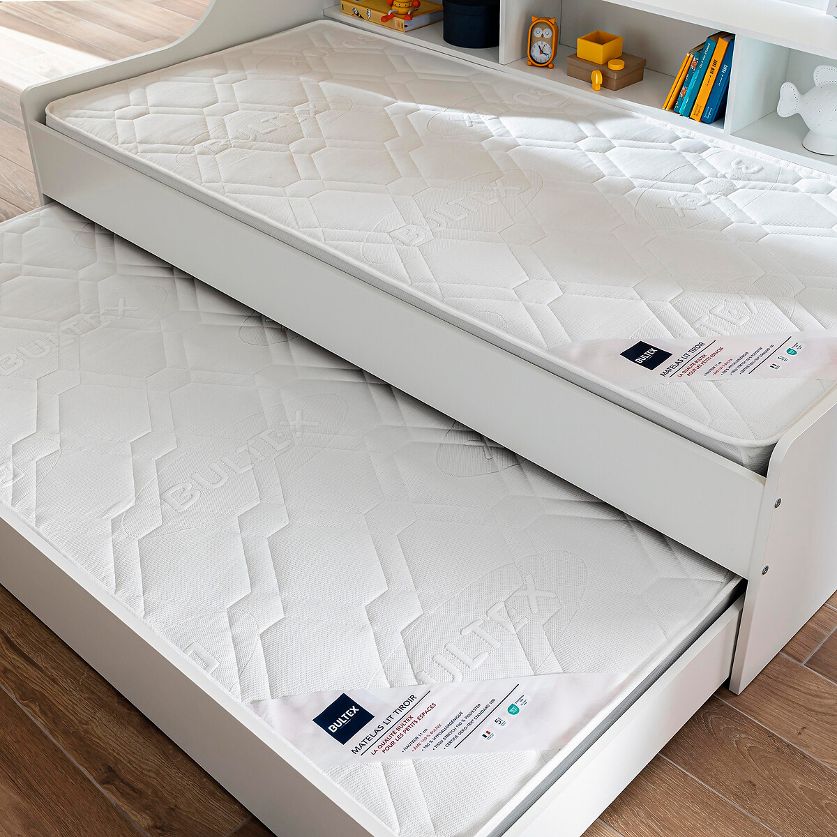 Matelas Bultex pour lits gigognes et superposés blanc, BULTEX