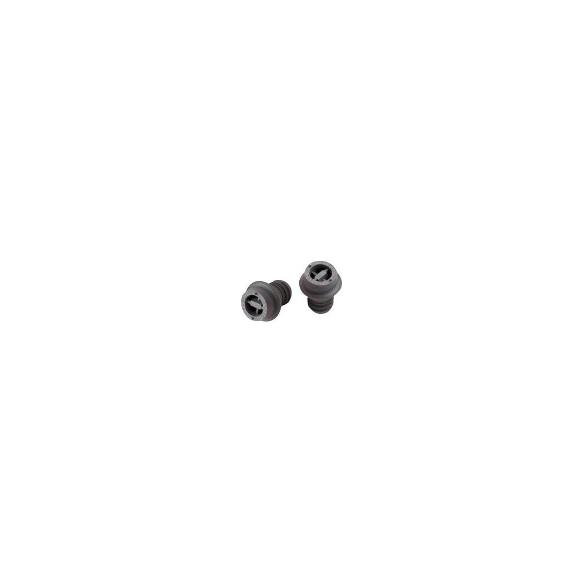 Bouchon Gris Lot De 2 gris, VACU-VIN