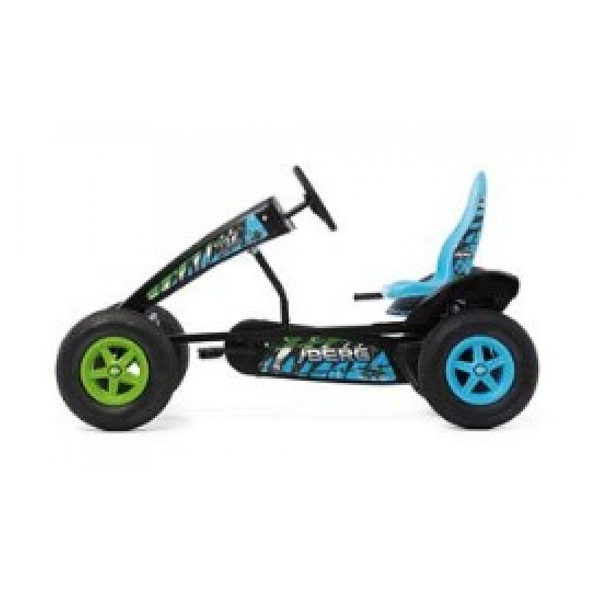 Kart à Pédales pour Enfants, 5+ Ans, XL X-ite BFR-3 blue/green, BERG TOYS