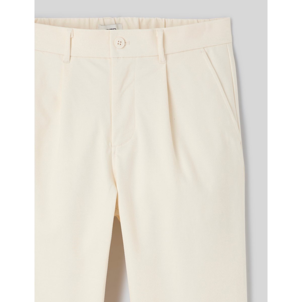 Pantalon à pinces naturel, BZB