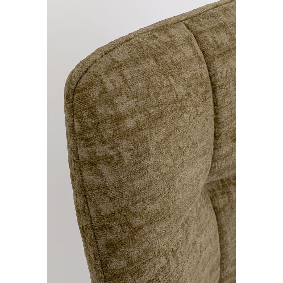 Chaise en polyester texturé, RUBY vert, KARE DESIGN