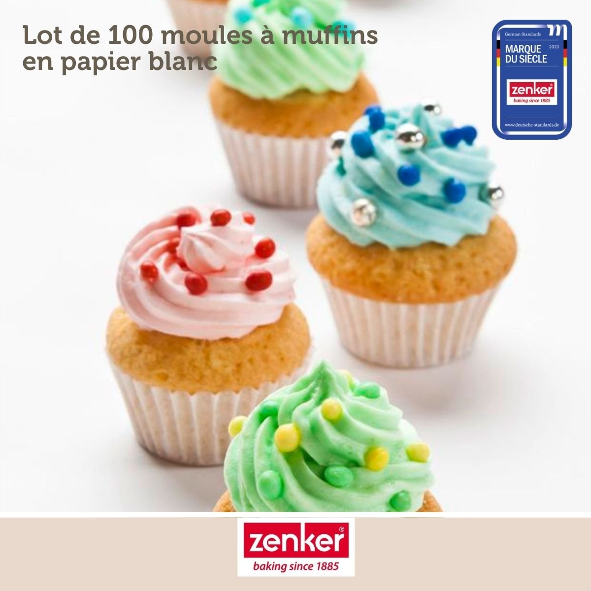 Set de 104 ustensiles de pâtisserie moules SMART PASTRY blanc, ZENKER