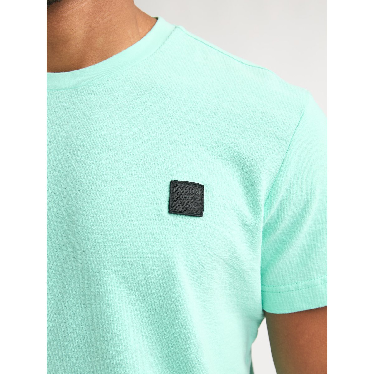 T-shirt en jersey pulsar vert green aqua, PETROL INDUSTRIES