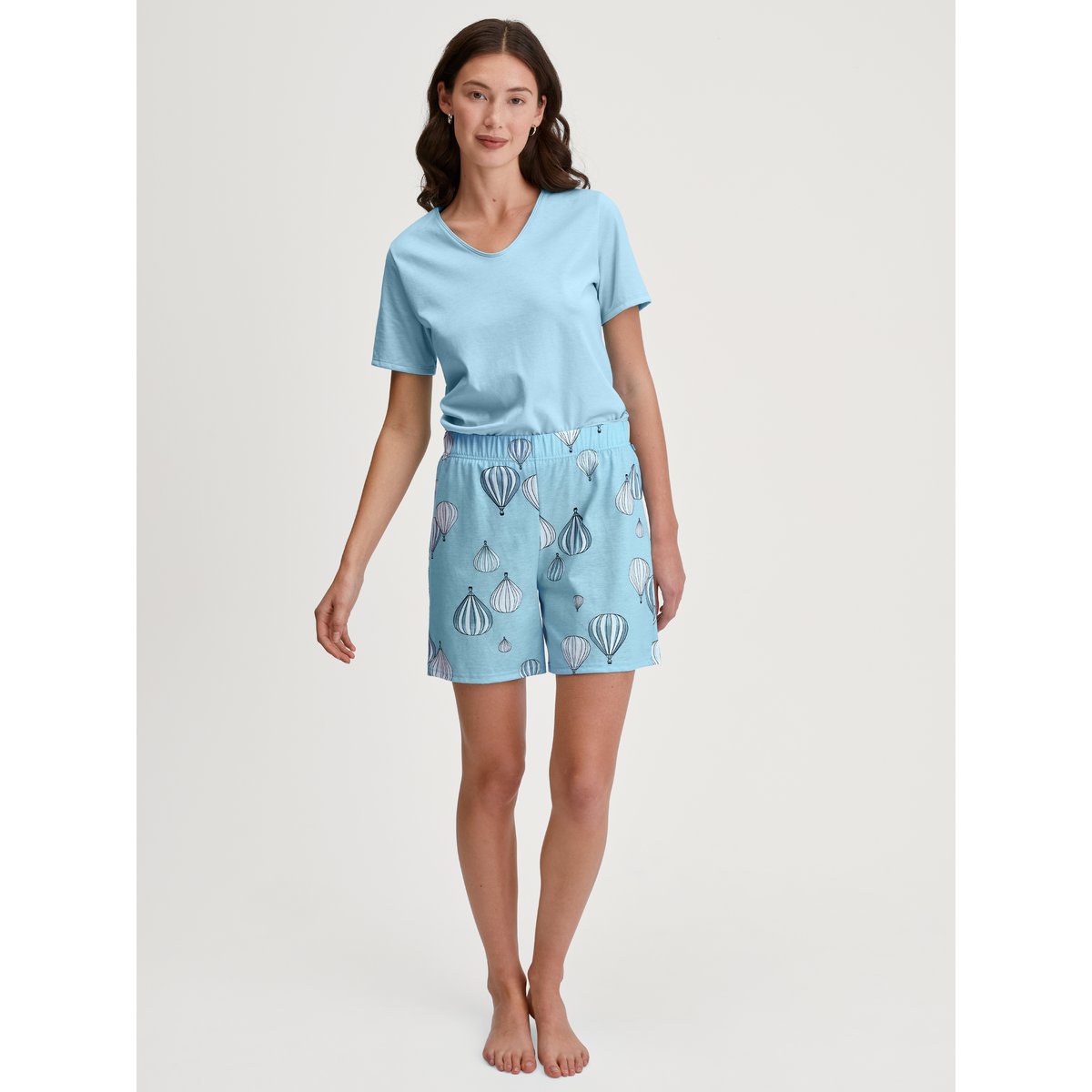 T-Shirt manches courtes Coton FAVOURITES OCEAN bleu cascade, CALIDA