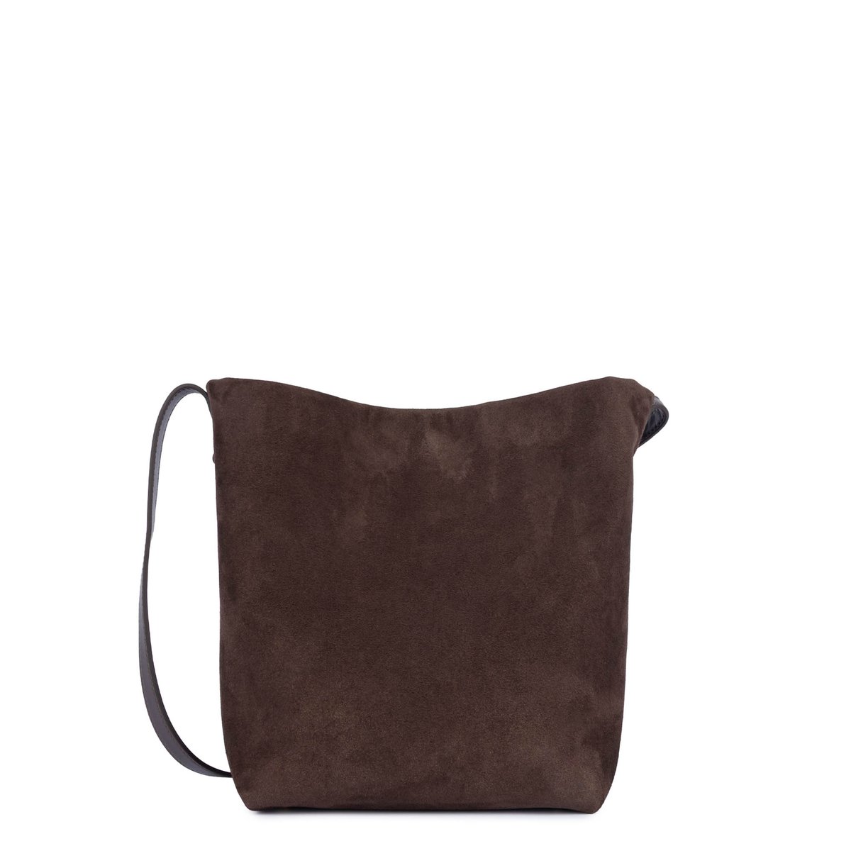 Sac besace en cuir, SUEDE M marron, LANCASTER