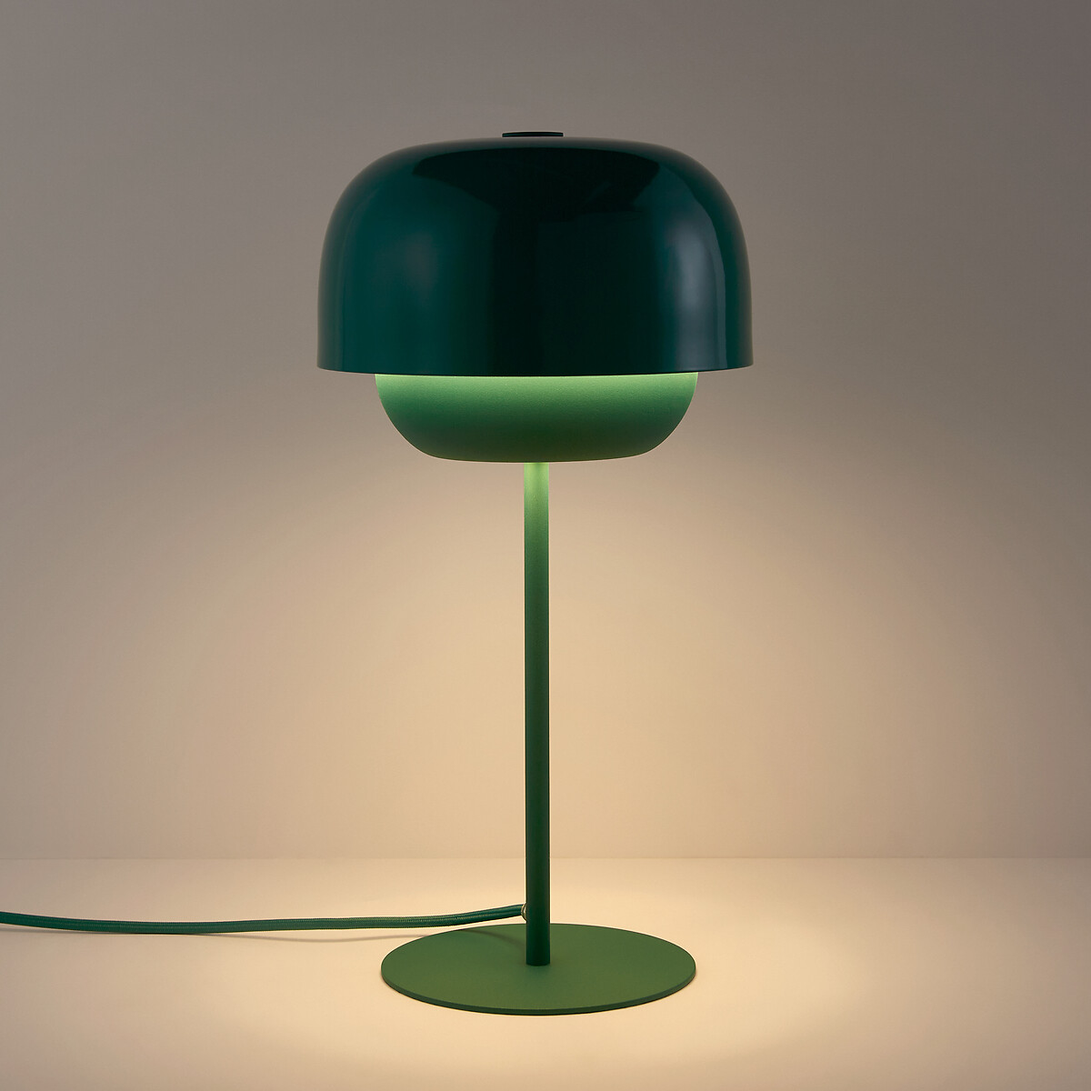 Candeeiro de mesa em ferro colorido, Kinoko verde, LA REDOUTE INTERIEURS