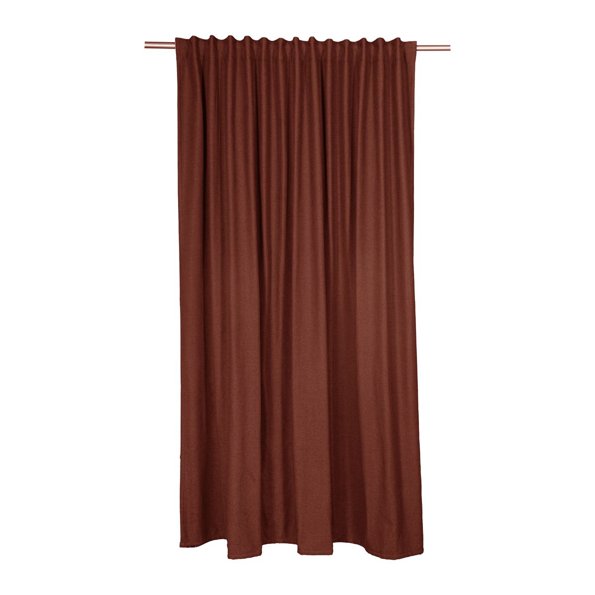 Rideau occultant thermique en polyester, RAGNAR rouge, INSPIRE