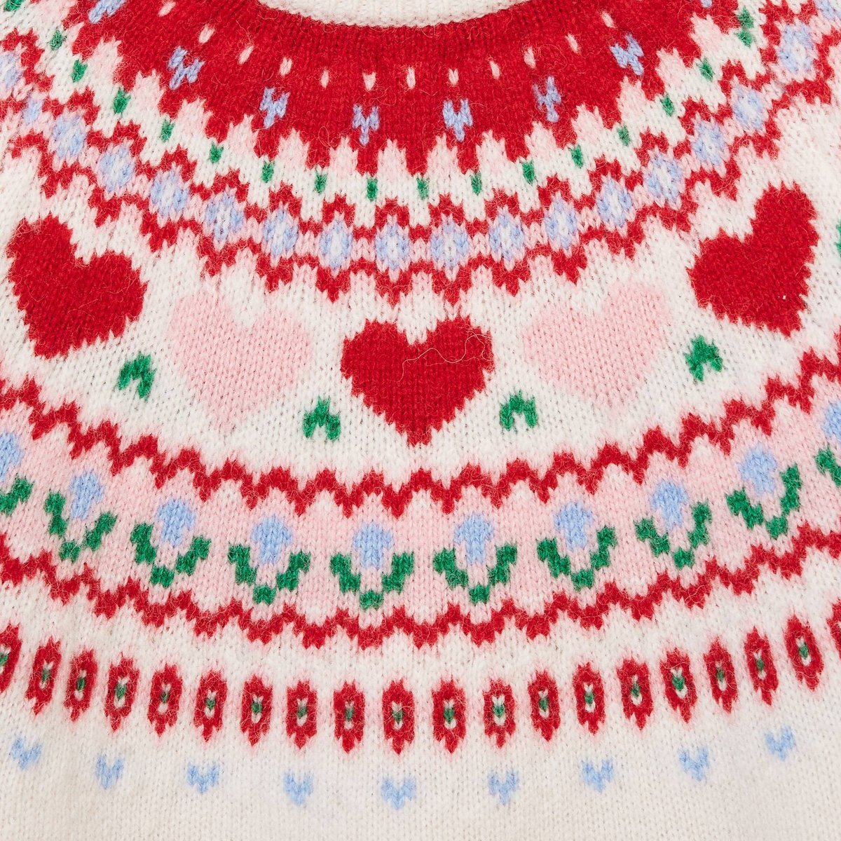 Pull jacquard contenant de la laine amaretti, MONOPRIX