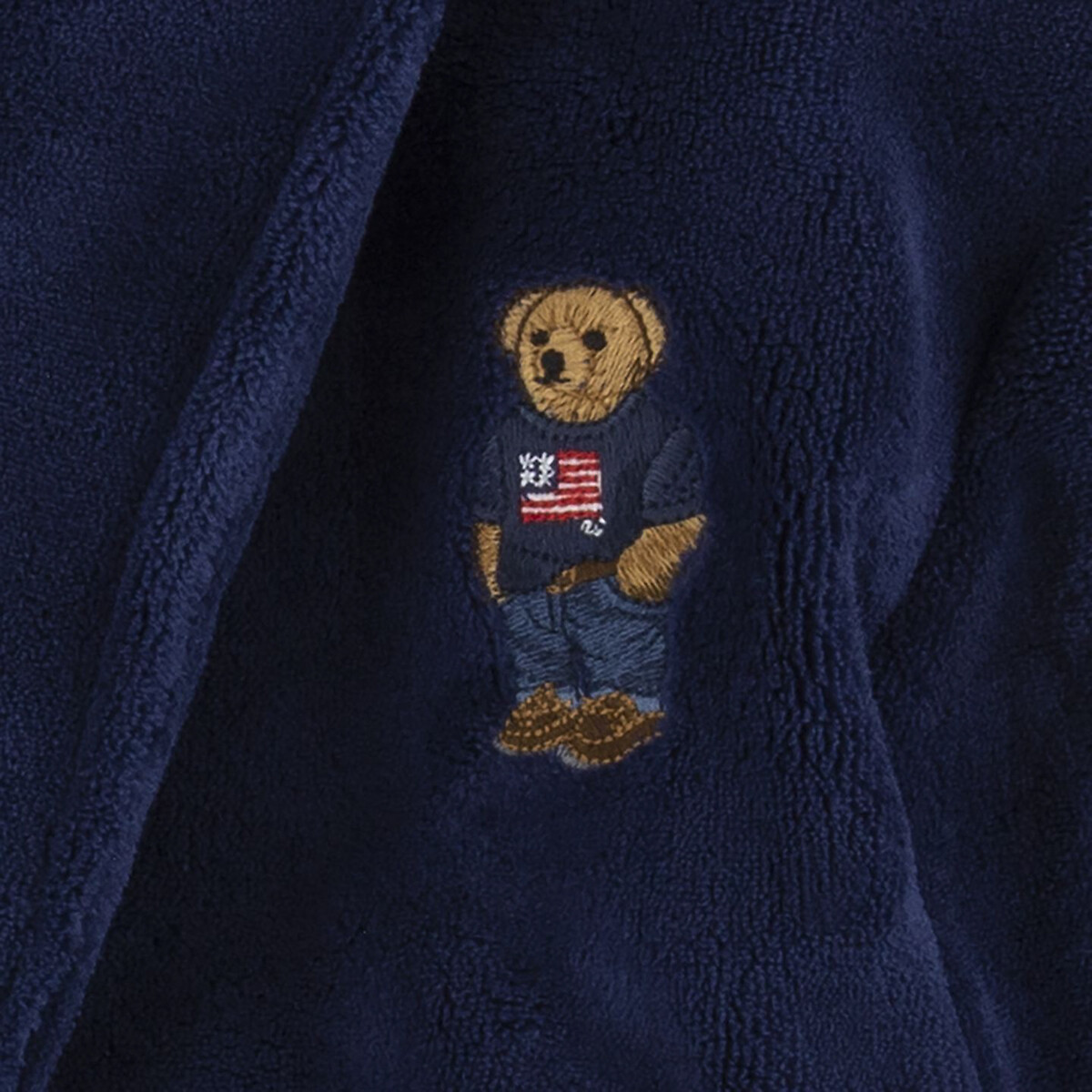 Peignoir de chambre bleu marine, POLO RALPH LAUREN