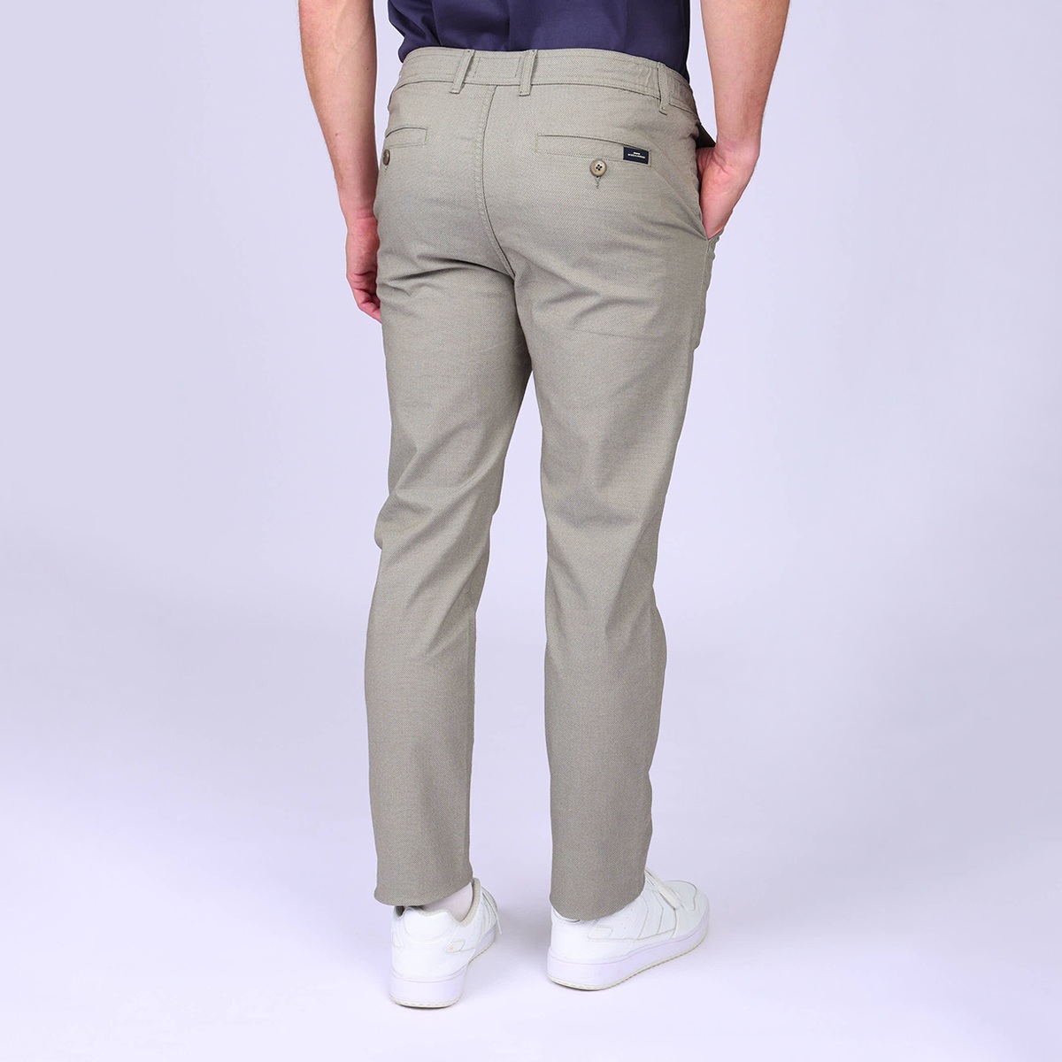 Chino modern fit beige, MISE AU GREEN
