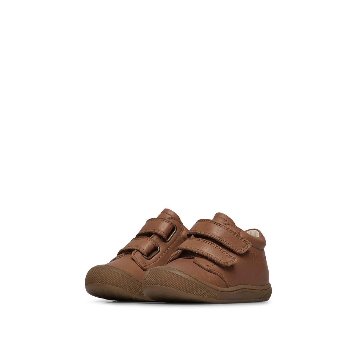 Chaussures premiers pas en cuir COCOON WIDE VL marron, NATURINO