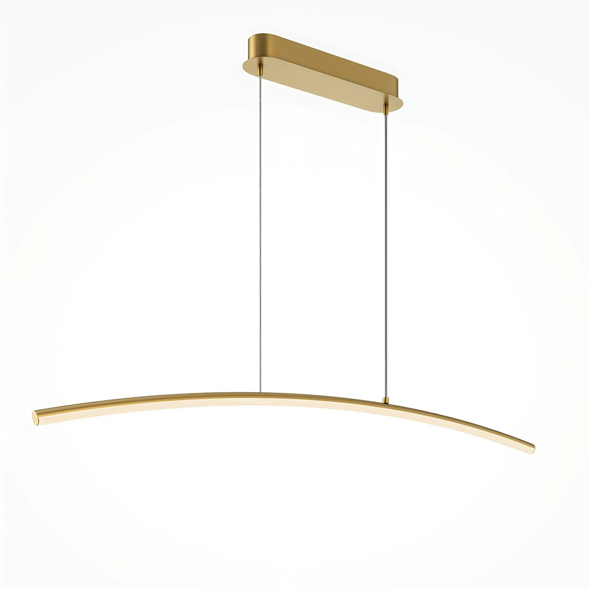 Suspension arc design à LED AVA doré, PIER IMPORT