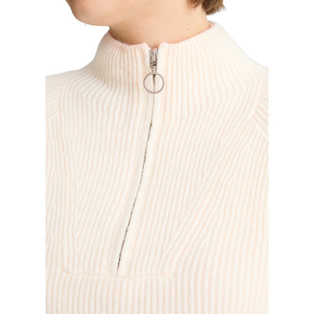Pull à col roulé en laine mérinos, coupe classique au toucher doux blanc, MARC O’POLO DENIM