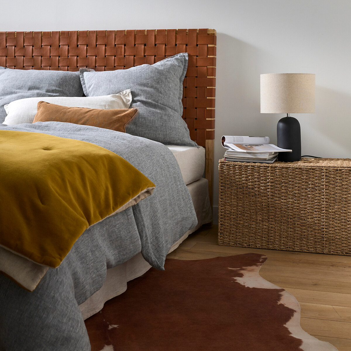 Malle pliable en jonc de mer L75 cm, Kino naturel, LA REDOUTE INTERIEURS