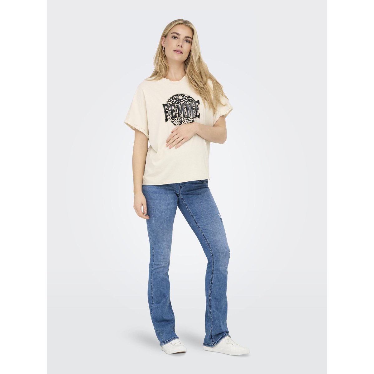 T-Shirt birch, ONLY