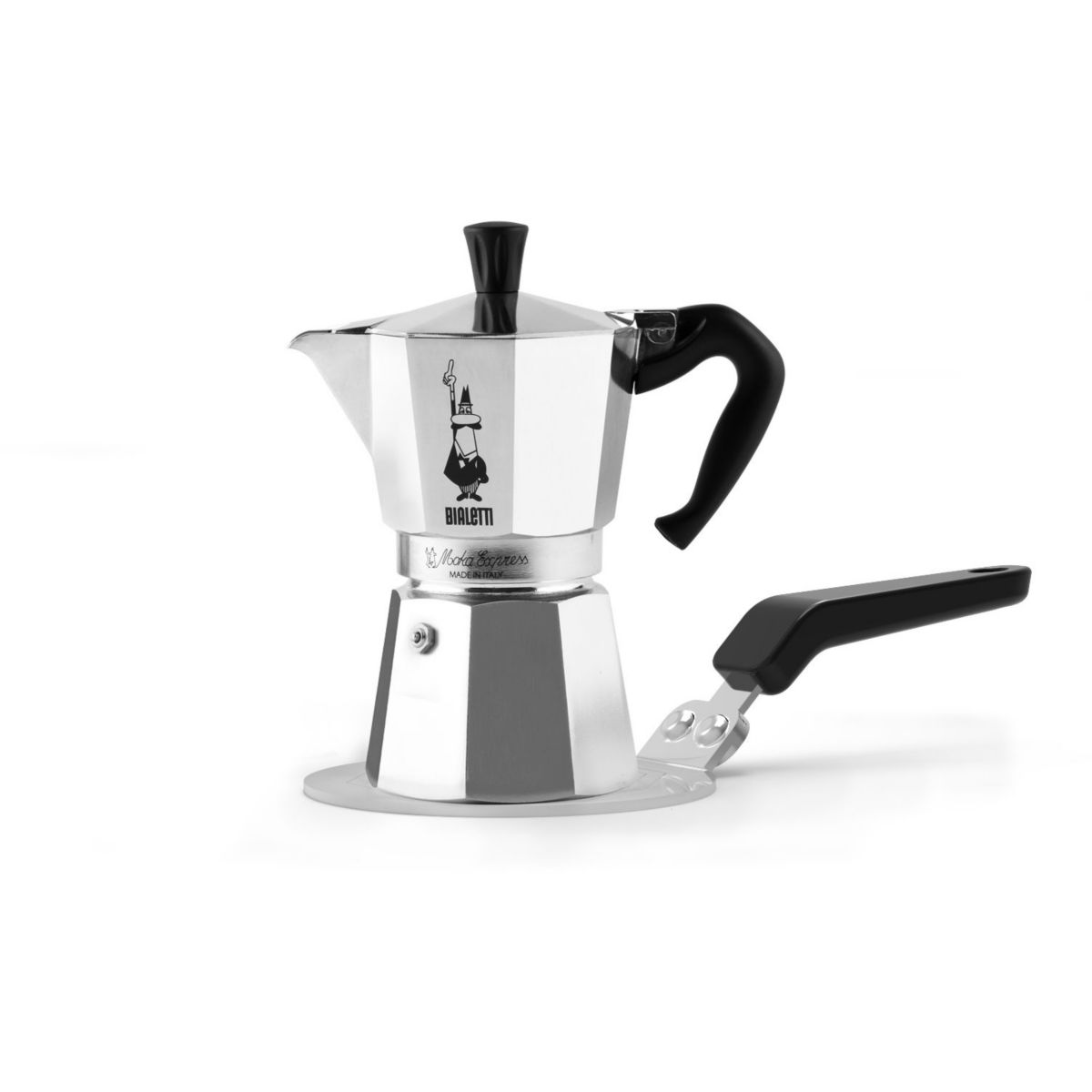Adaptateur d'induction INDUCTION 13CM noir, BIALETTI