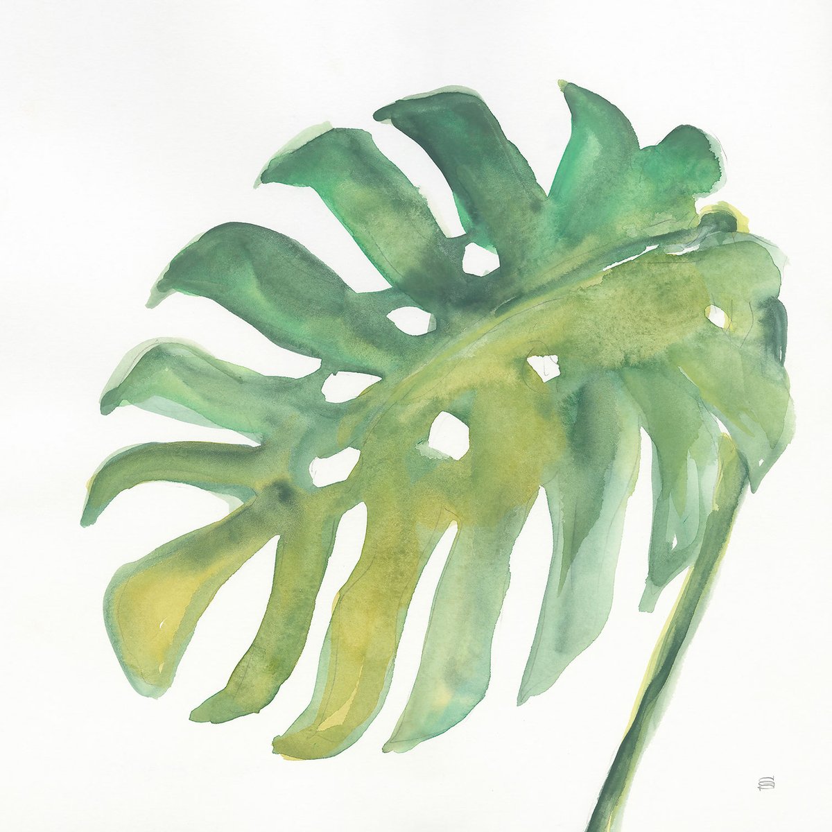 Tableau Plame watercolor tableau alu dibond, HEXOA