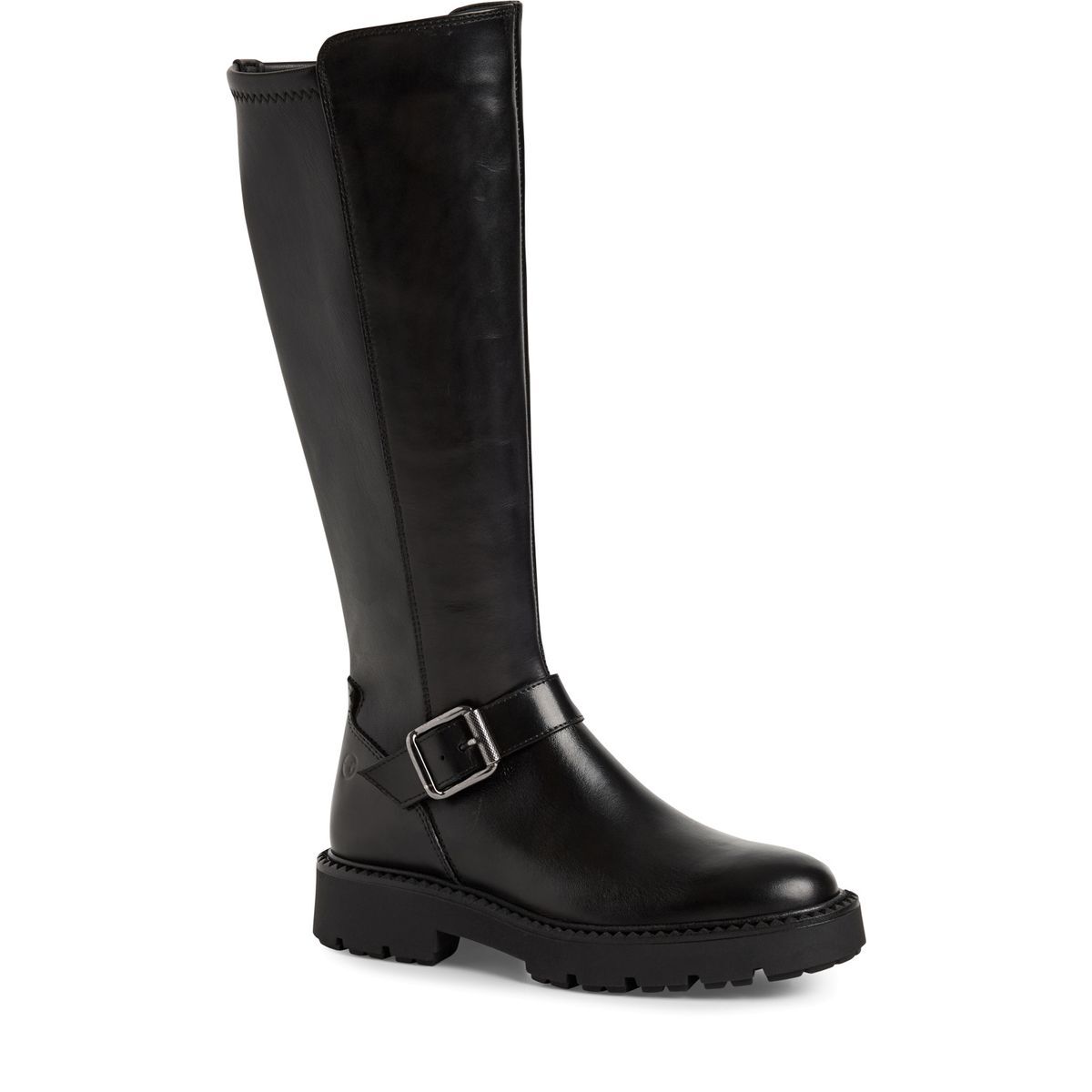 Bottes en cuir noir, TAMARIS
