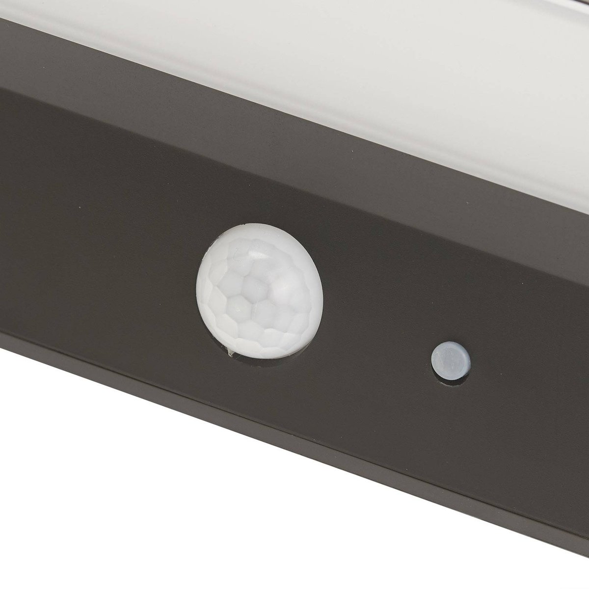 Lampe solaire extérieure LED, Maresia gris foncé, LINDBY