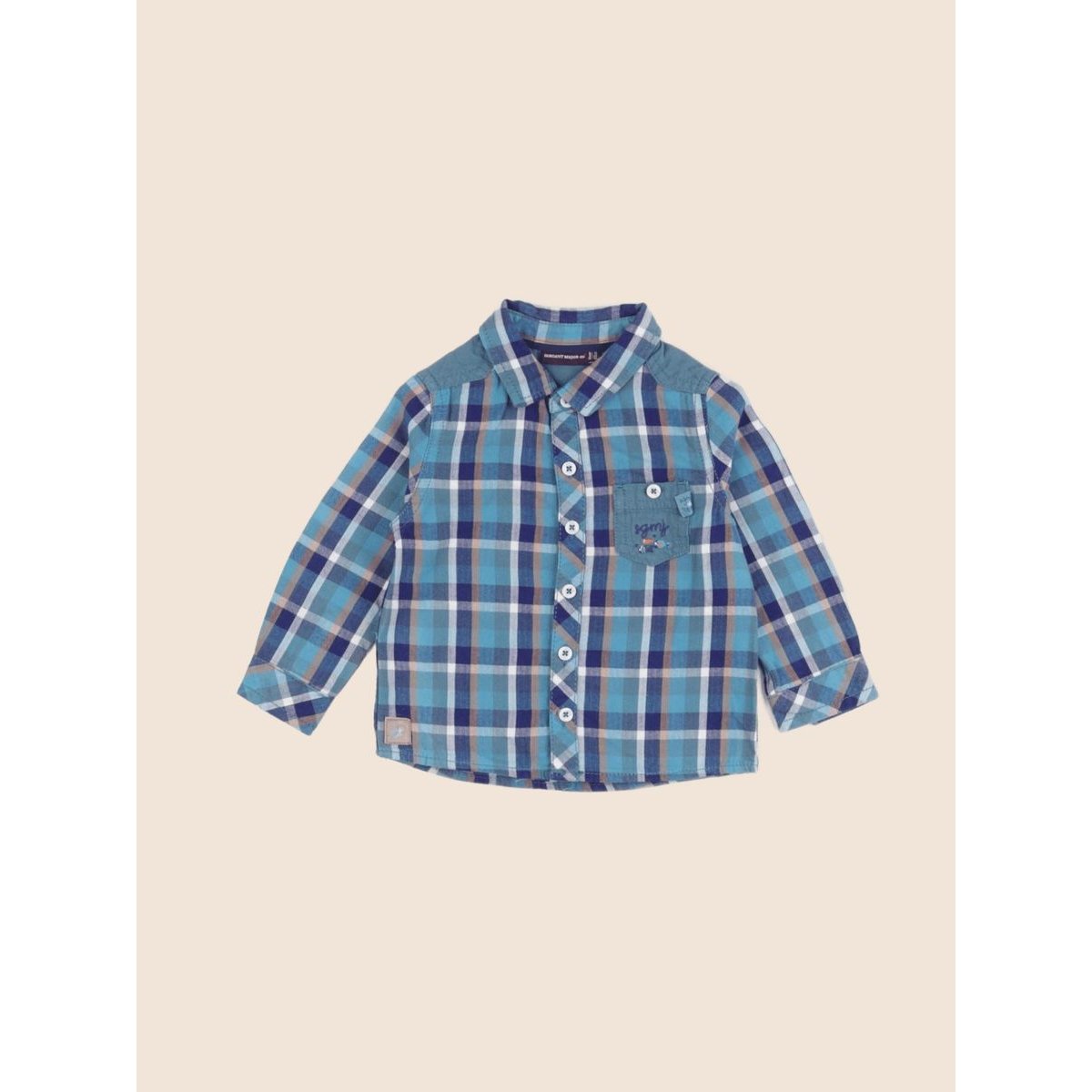 Chemise - Très bon état bleu, SERGENT MAJOR