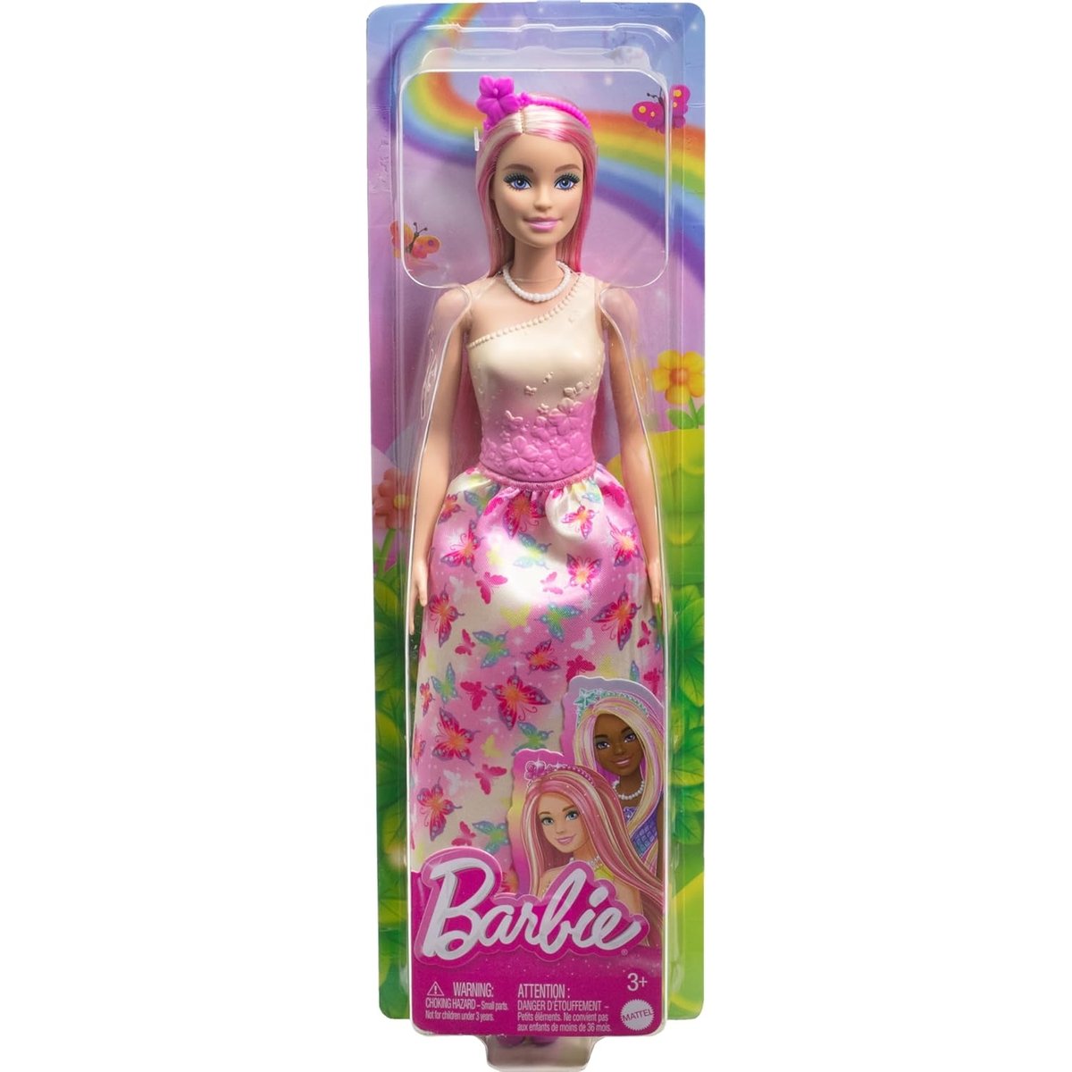 Poupées sirènes avec cheveux fantaisie rose, MATTEL