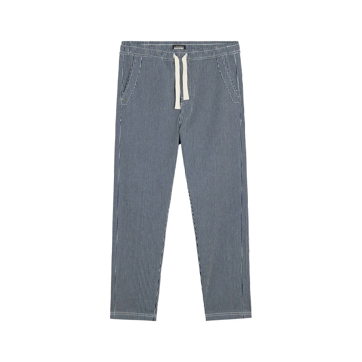 PANTALON LOOSE DKSTRIPE raye bleu, PULLIN