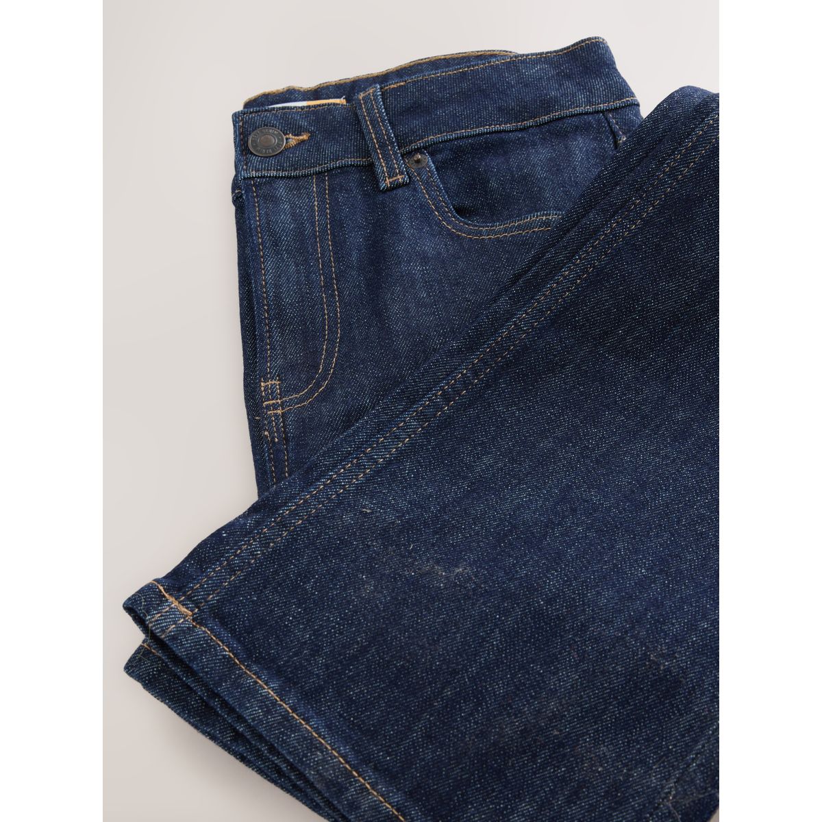 Jean bootcut authentique délavage bleu, NEXT