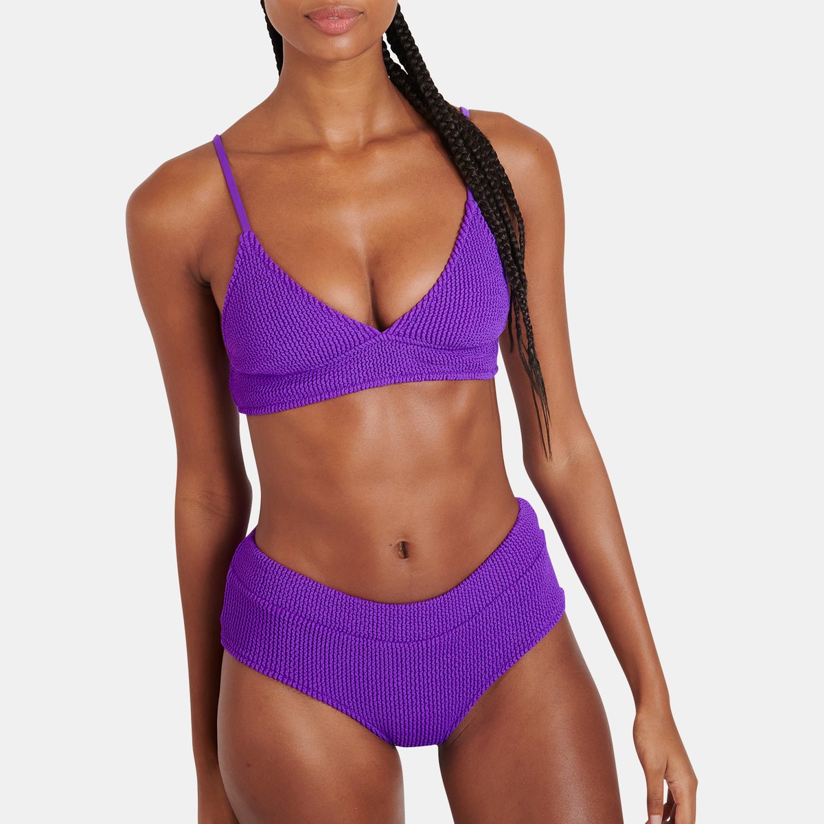 Haut de maillot brassière Miko - POPCORN prune, BANANA MOON