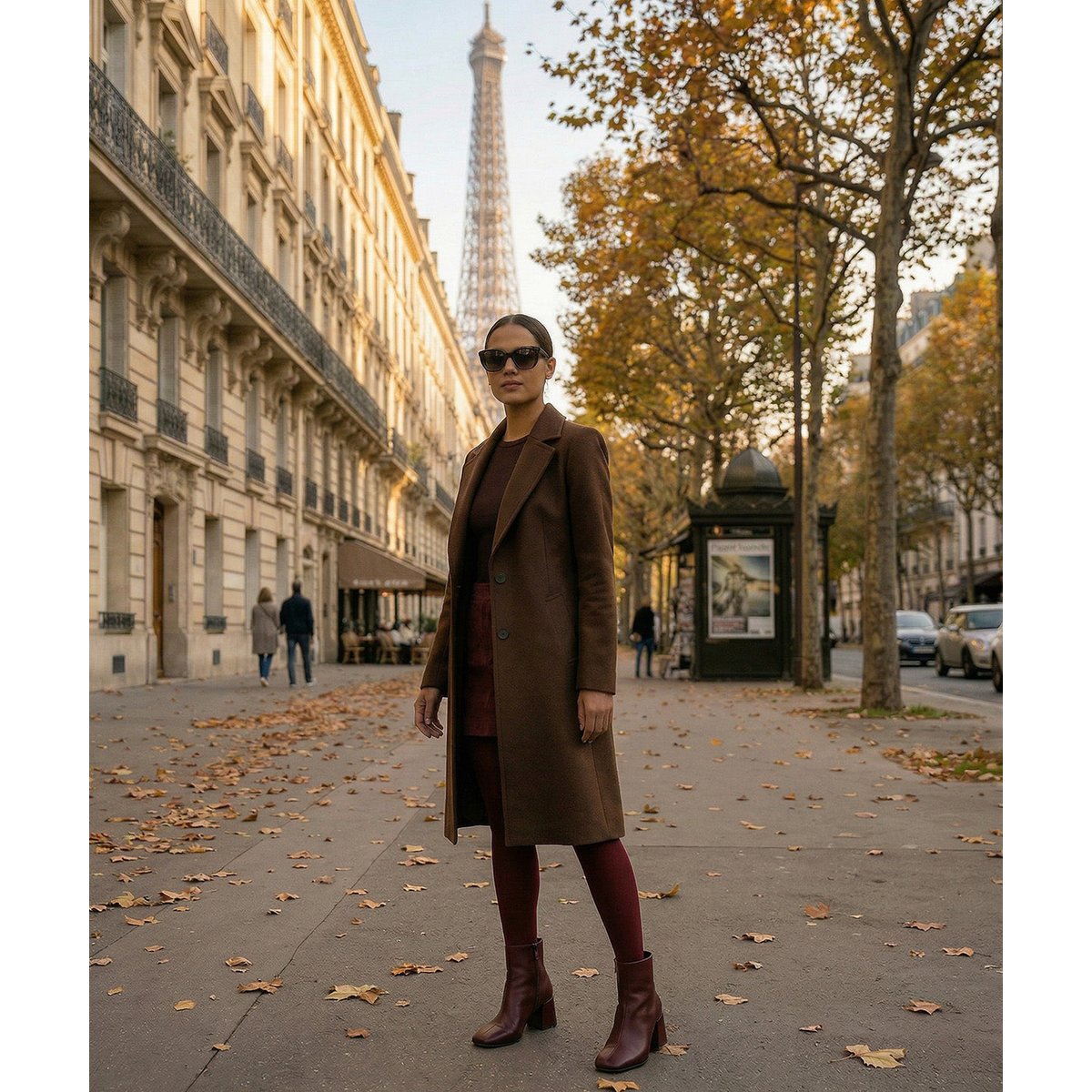 Bottines LAURE prune, FINSBURY