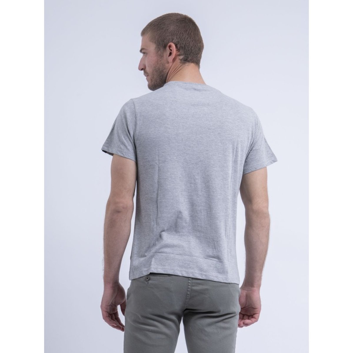 T-shirt Col Rond Nuskino gris, RITCHIE